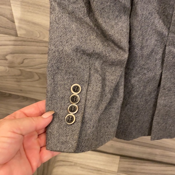 Versace Collection Black & White Grid Silk/Wool Sport Coat - Picture 6 of 14